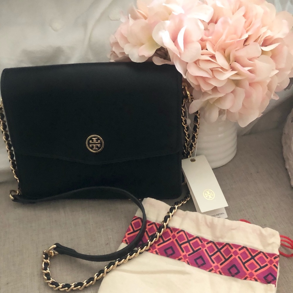 BLACK AUTHENTIC TORY BURCH CROSSBODY